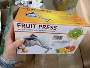 BBA250 Manual Citrus Juicer – Aluminum Alloy Lemon & Orange Squeezer