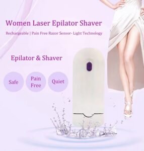 Portable Rechargeable Epilator – Painless Laser Hair Removal Device for Women